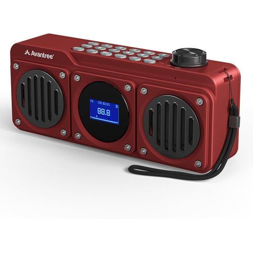 Radio FM Portable avec Enceinte Bluetooth, Deux Haut-parleurs (14W)... on Productcaster.