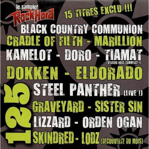 Le Sampler Rock Hard N° 125 _ (Cd Collector 15 Titres ; Pochette Ca... on Productcaster.