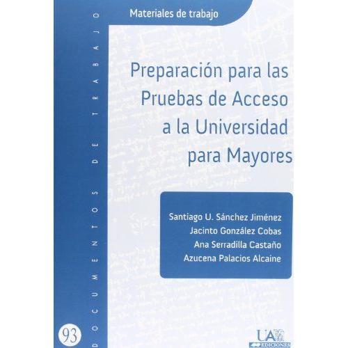 Preparación Para Las Pruebas De Acceso A La Universidad Para Mayores on Productcaster.