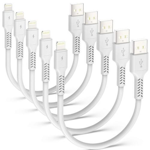 Lot De 5 Câbles Usb De Charge Rapide-Courts-0,2 M-Câble De Données ... on Productcaster.