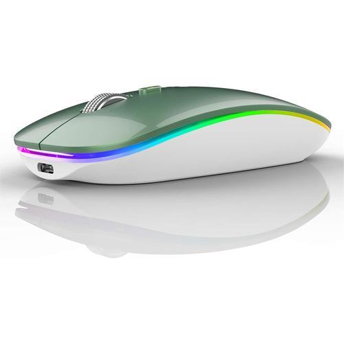 Souris Sans Fil Bluetooth,Rechargeable Portable Wireless Mouse(Bt 5... on Productcaster.