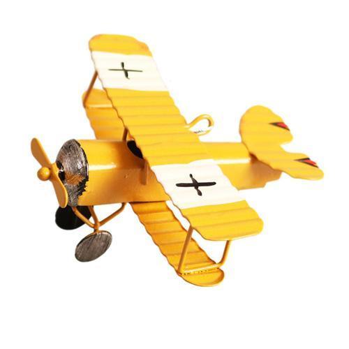 Modèles D'avion, Avion Rétro Biplan Artisanal Pour Cadeaux D'annive... on Productcaster.