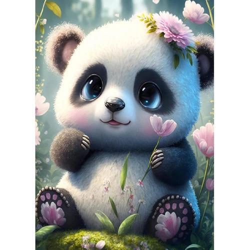 Panda Diamond Painting Kit, Diamant Peinture Panda Mignon, 5d Diy D... on Productcaster.