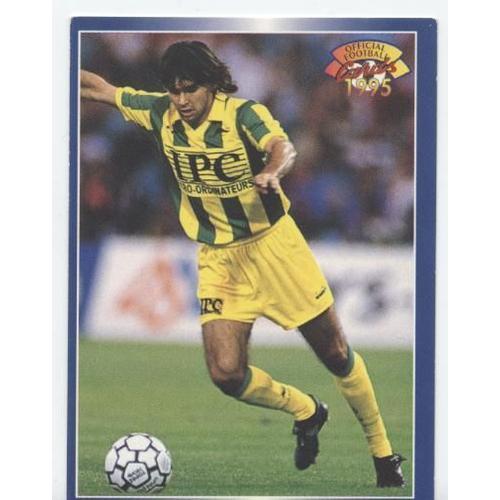 Carte Panini Official Football 95 : Reynald Pedros (Fc Nantes, Olym... on Productcaster.