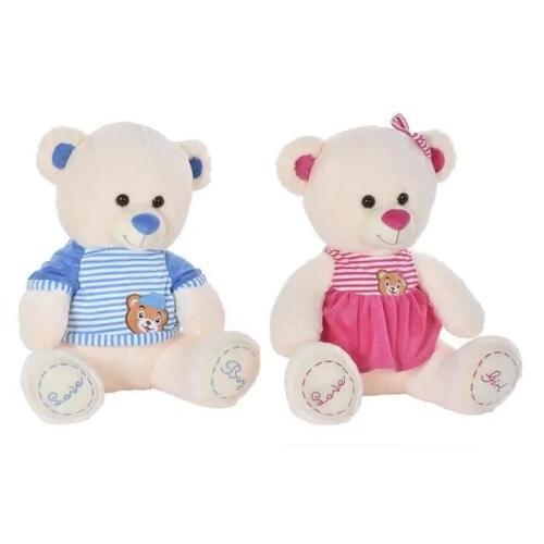 Ours En Peluche Dkd Home Decor Beige Bleu Rose Polyester Enfant Our... on Productcaster.