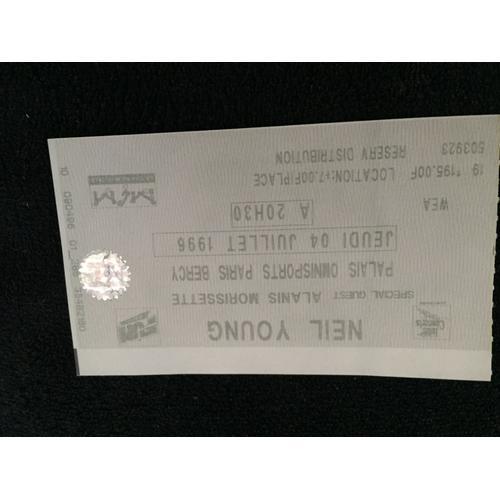 Ticket Neil Young 1996 on Productcaster.