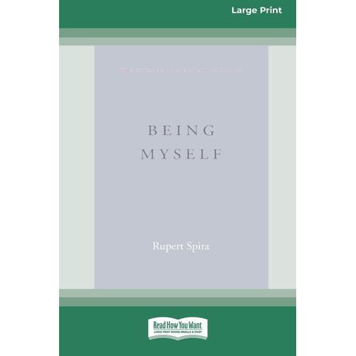 Being Myself (Large Print 16 Pt Edition) on Productcaster.