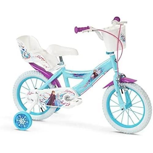 Vélo Enfant - Toimsa - La Reine Des Neiges - 14 Pouces - Bleu on Productcaster.