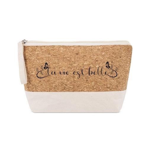 Trousse de maquillage pochette la vie est belle papillon on Productcaster.