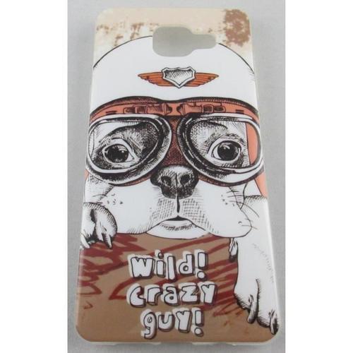 Coque Samsung Galaxy A5 2016 Motif Chien Avec Lunette Et Casque on Productcaster.