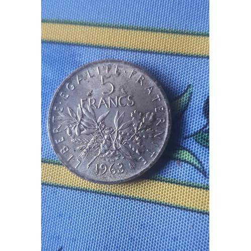 Piece De 5 Francs En Argent 1963 on Productcaster.