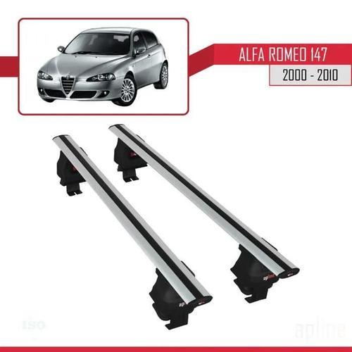 Barres De Toit - Ace-4 - Compatible Alfa Romeo 147 - Aluminium - Gr... on Productcaster.