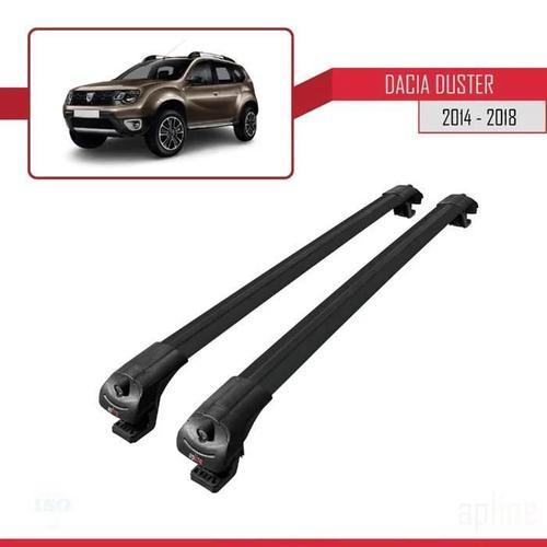 Barres De Toit - Ace-1 - Dacia Duster 2014-2018 - Aluminium - Noir ... on Productcaster.