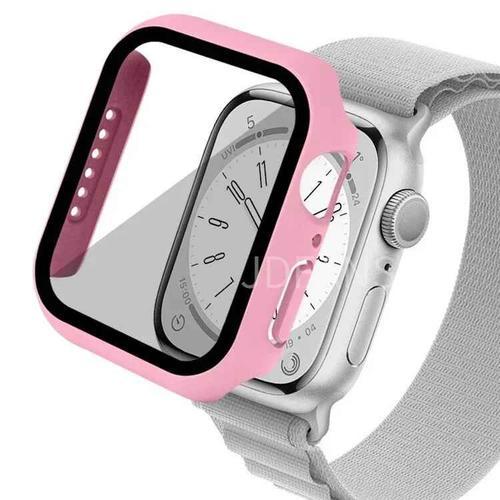 Coque De Protection D'écran En Verre Et Couvercle Pour Apple Watch ... on Productcaster.