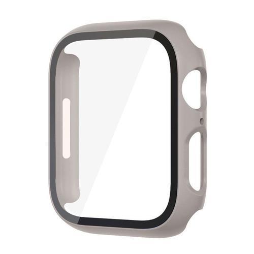 Verre Et Étui Pour Apple Watch 8 7,Couvercle De Protection D'écran ... on Productcaster.