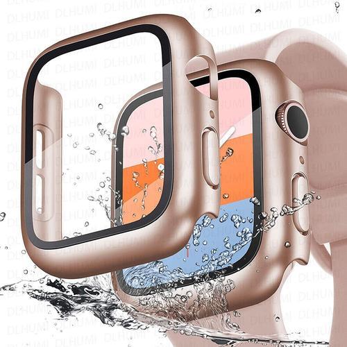 Coque De Protection D'écran Pc Bumper Pour Apple Watch,Verre Du Gua... on Productcaster.