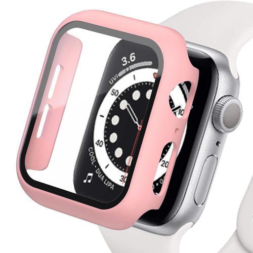 Coque En Verre Et Étui Pour Apple Watch,Pc Bumper,Protecteur D'écra... on Productcaster.