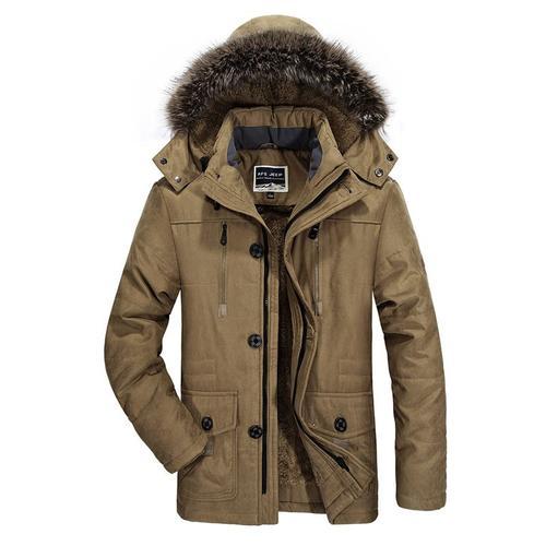 Doudoune Homme-20 Résistant Parkas D'hiver Mâle Blanc Duvet De Cana... on Productcaster.