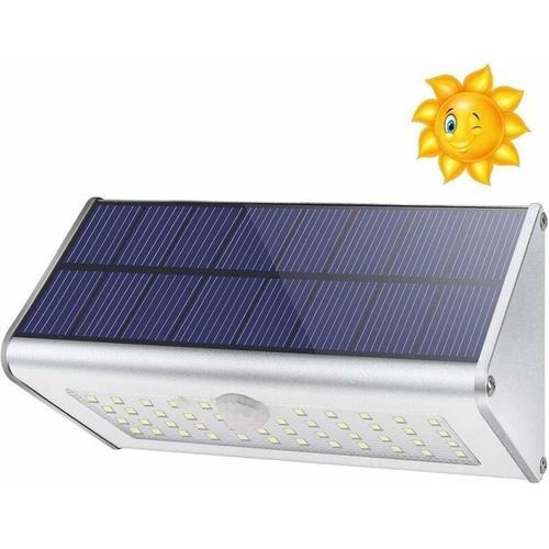 1100 Lm 46 Led 4500mah, Applique Murale Solaire Extérieure, Coque E... on Productcaster.