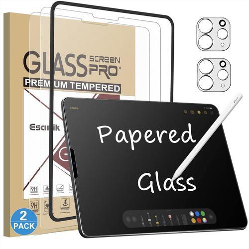 2 Pack Protection Ecran En Papier Pour Ipad Pro 12,9 (2022/2021/202... on Productcaster.