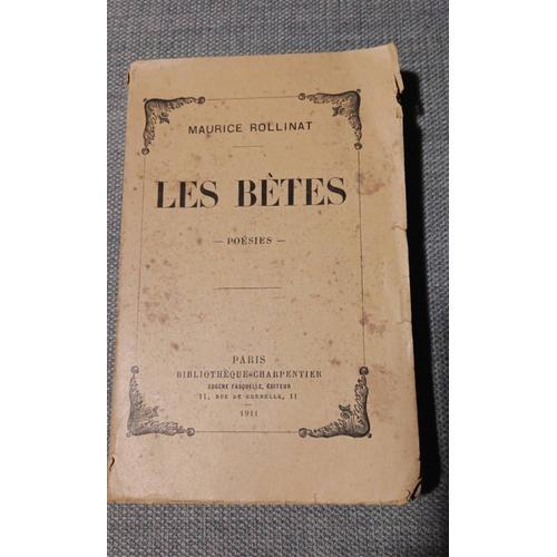 Les Bêtes - Poésies - Maurice Rollinat on Productcaster.