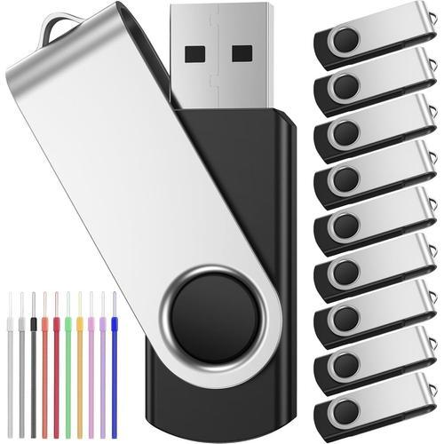 Lot de 10 32 Go Clé USB Lecteur Flash USB Pivotante 32Go Cle USB No... on Productcaster.