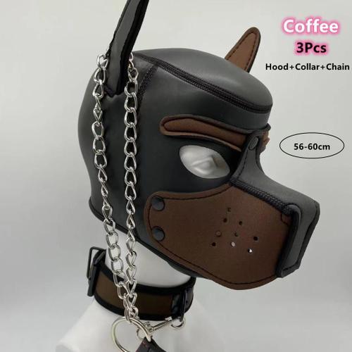 Masque De Chien Cosplay Pour Hommes Et Femmes, Kit De Capuche, Bsie... on Productcaster.