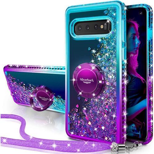 Coque Pour Samsung Galaxy S10, Fille Silicone Paillette Strass Blin... on Productcaster.