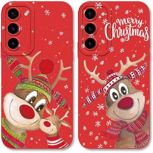 2 Pièces Noël Coque Pour Samsung Galaxy S23+ 5g 6,6, Christmas Wapi... on Productcaster.