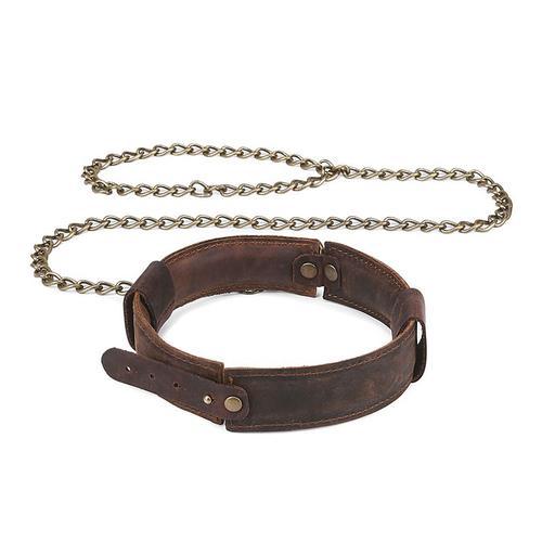 Collier Et Chaînes Bdsm En Cuir Vintage Pour Femme Et Couple, Jouet... on Productcaster.