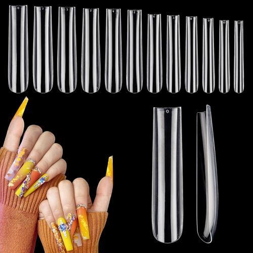 Capsules Americaine Ongles Transparents: 504 Pièces Faux Ongles Et ... on Productcaster.