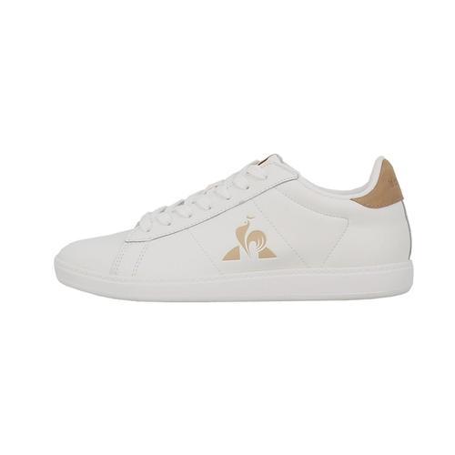 Chaussures Basses Cuir Ou Simili Le Coq Sportif Courtset_2 Blanc - 45 on Productcaster.