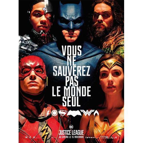 Affiche Officiel Cinema Du Film Justice League Gf on Productcaster.