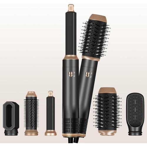 Seche Cheveux 6 En 1 Brosse Soufflante, 1000w Air Styler, Avec Fer ... on Productcaster.