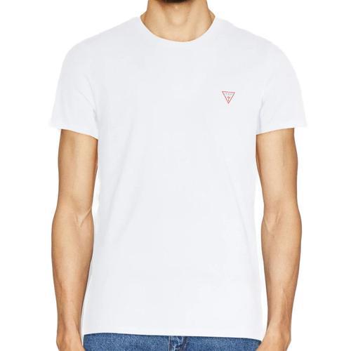 T-Shirt Blanc Homme Guess Core on Productcaster.