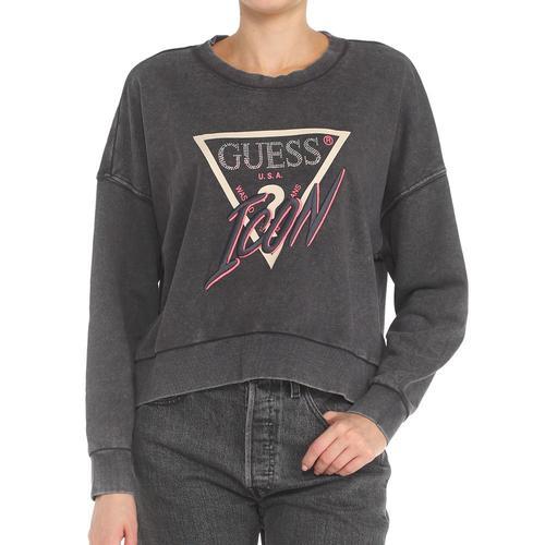 Sweat Gris Femme Guess Icon on Productcaster.