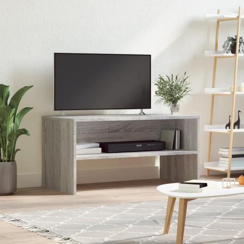 Prolenta Premium - Meuble Tv Sonoma Gris 80x40x40 Cm Bois D'ingénie... on Productcaster.