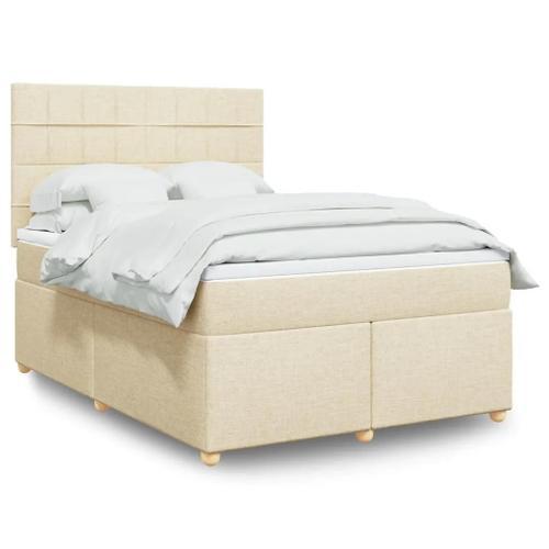 Prolenta Premium - Sommier à lattes de lit avec matelas Crème 140x2... on Productcaster.