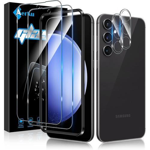 Verre Trempé Pour Samsung Galaxy S23 Fe 5g Avec Caméra Arrière Prot... on Productcaster.