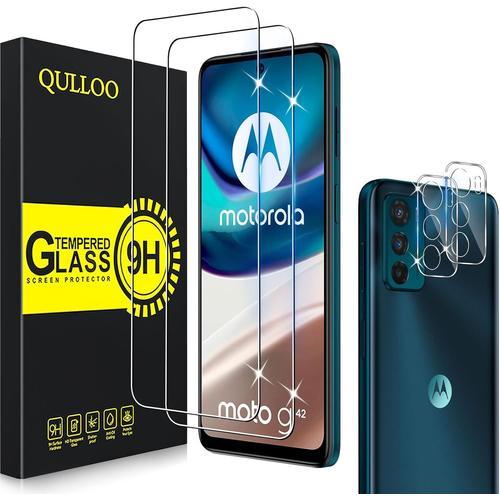 Verre Trempé Pour Motorola Moto G42, Protection Écran Avec Caméra P... on Productcaster.