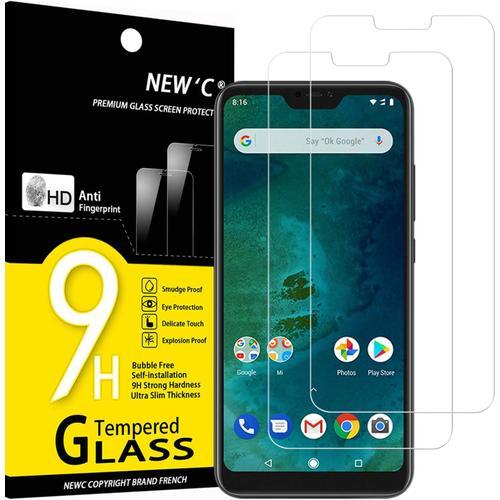 Lot De 2, Verre Trempé Pour Xiaomi A2 Lite, Film Protection Écran E... on Productcaster.