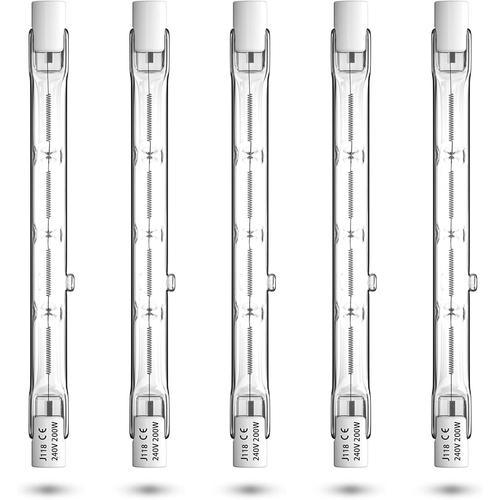 Dimmable R7s 118mm 200w Ampoule Halogène Crayon Ac220-240v 3900lm J... on Productcaster.