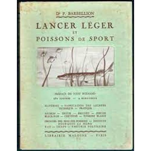 Dr P Barbellion Lancer Léger Et Poissons De Sport 1941 - on Productcaster.