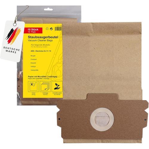 10X Sacs Pour Aspirateur Papier Compatible Avec Aeg 11, 13, Vampyr ... on Productcaster.