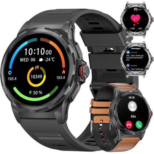 Montre Connectée Homme 1.43 Amoled,Militaire Montre Intelnte Avec A... on Productcaster.