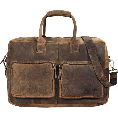 Sac en Cuir Véritable pour Hommes et Femmes Ordinateur 15,6 Pouces ... on Productcaster.