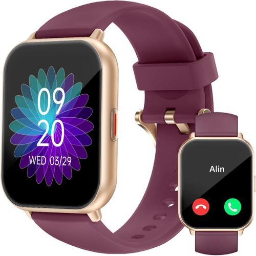 Montre Connectée Femme Appel Bluetooth Plusieurs Modes Sportifs Not... on Productcaster.