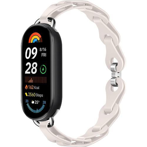 Bracelet En Silicone Compatible Avec Xiaomi Smart Band 9/Xiaomi Sma... on Productcaster.