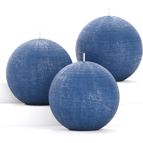 Lot De 3 Bougies Rondes En Forme De Boule De 7,6 Cm ¿ Décoration Pa... on Productcaster.