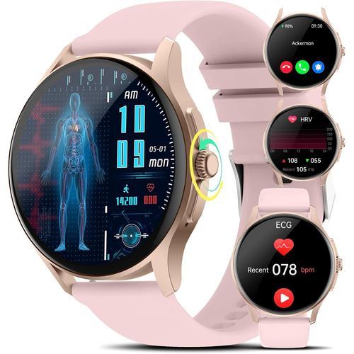 Montre Intelligente Pour Homme Et Femme Avec Ecg/Hrv/Sommeil, 1.39"... on Productcaster.